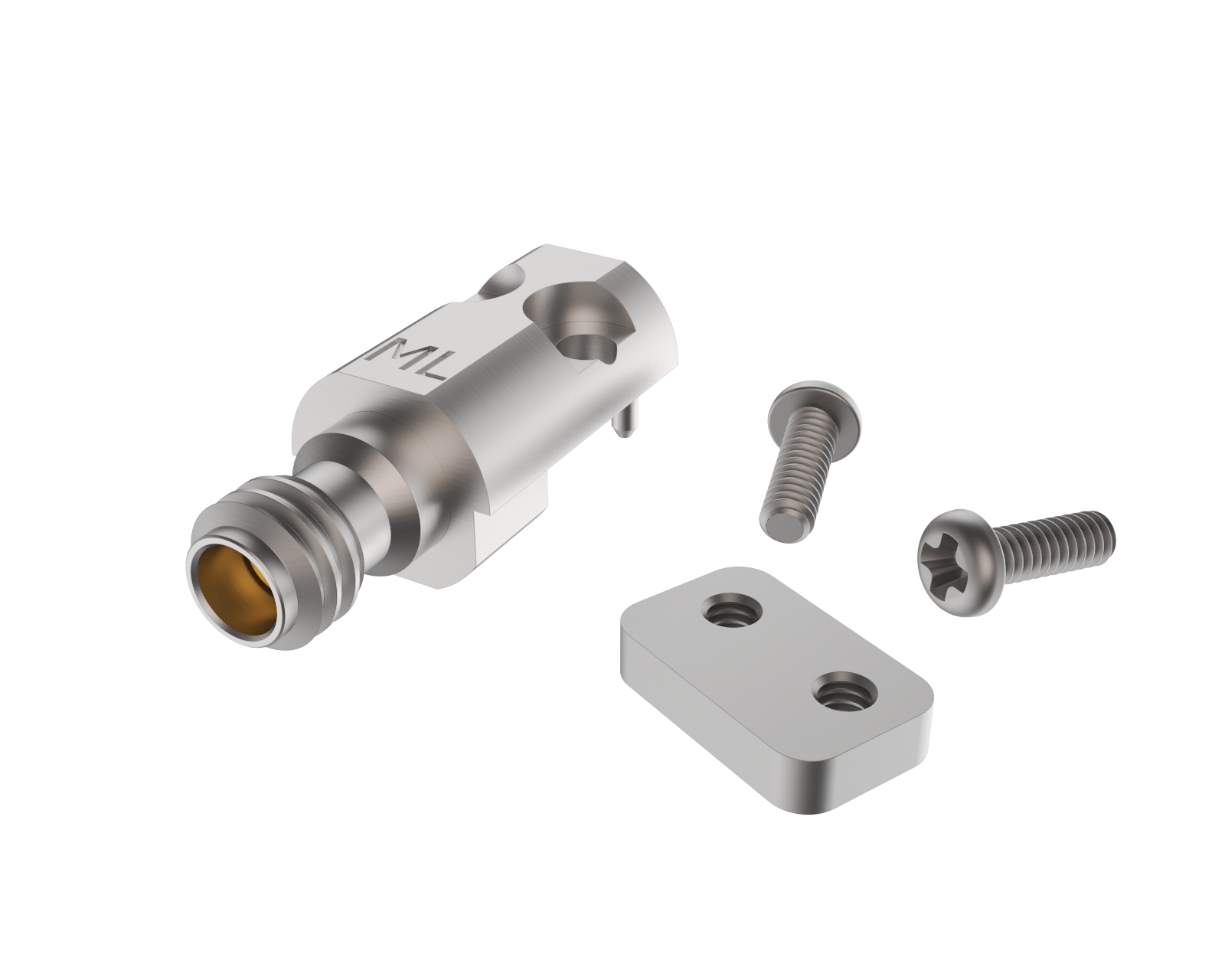 EMI Edge Launch Connector 1.00mm Jack