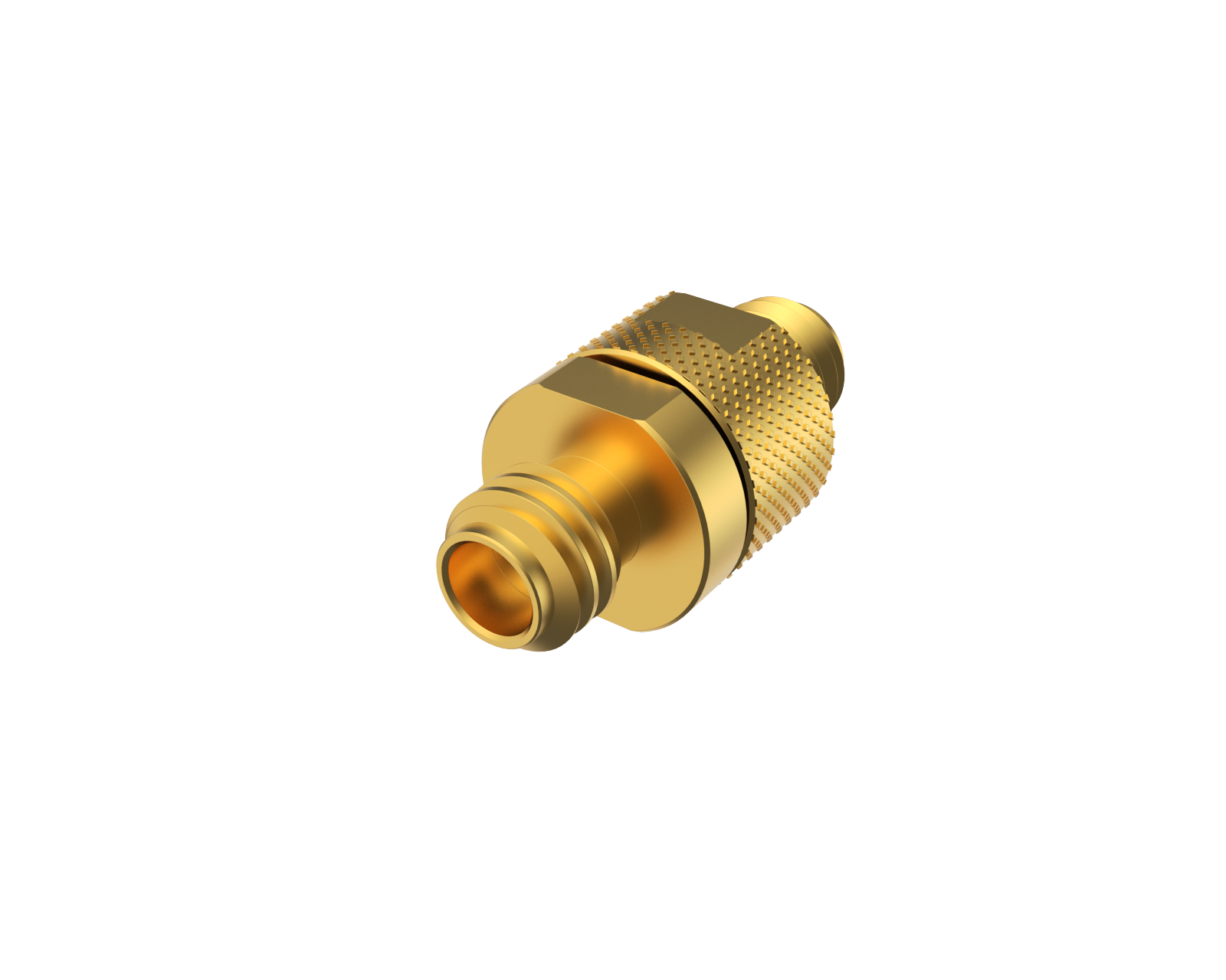 Coaxial Adapter 1.00mm Jack to 1.00mm Jack