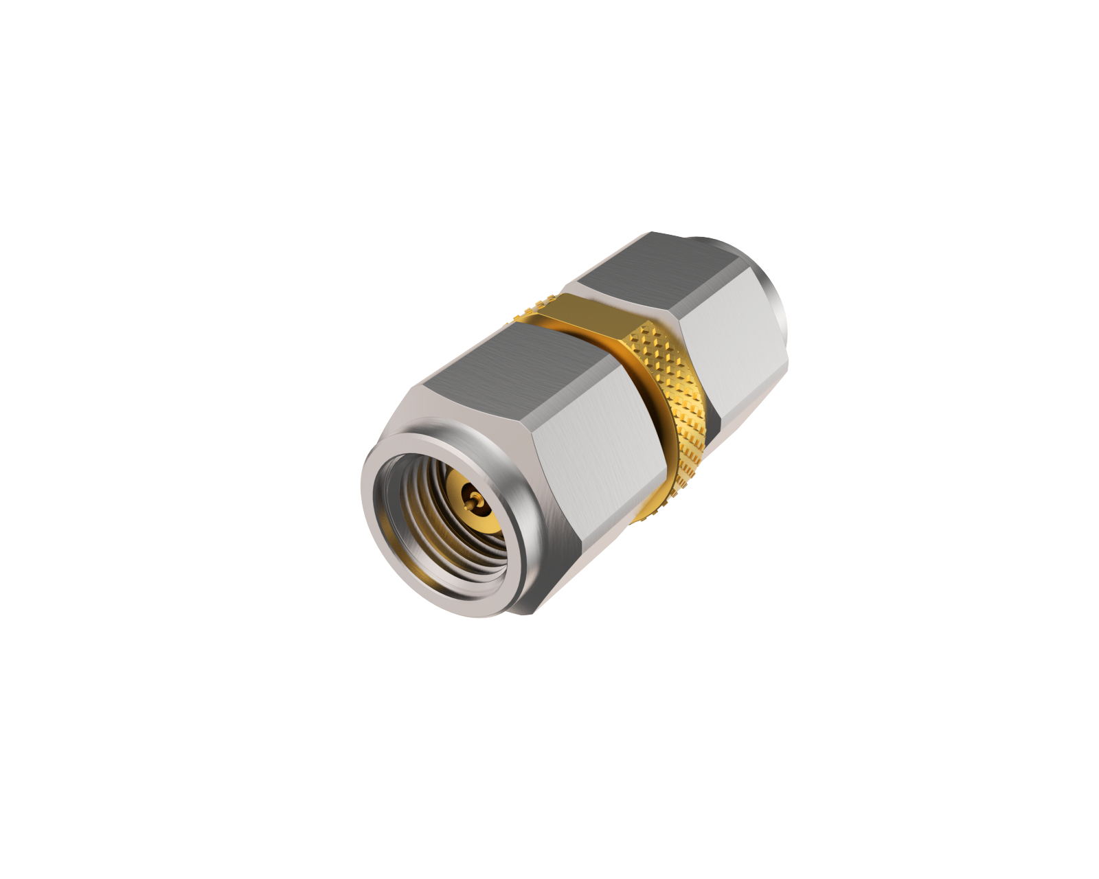 Coaxial Adapter 1.00mm Plug to 1.00mm Plug