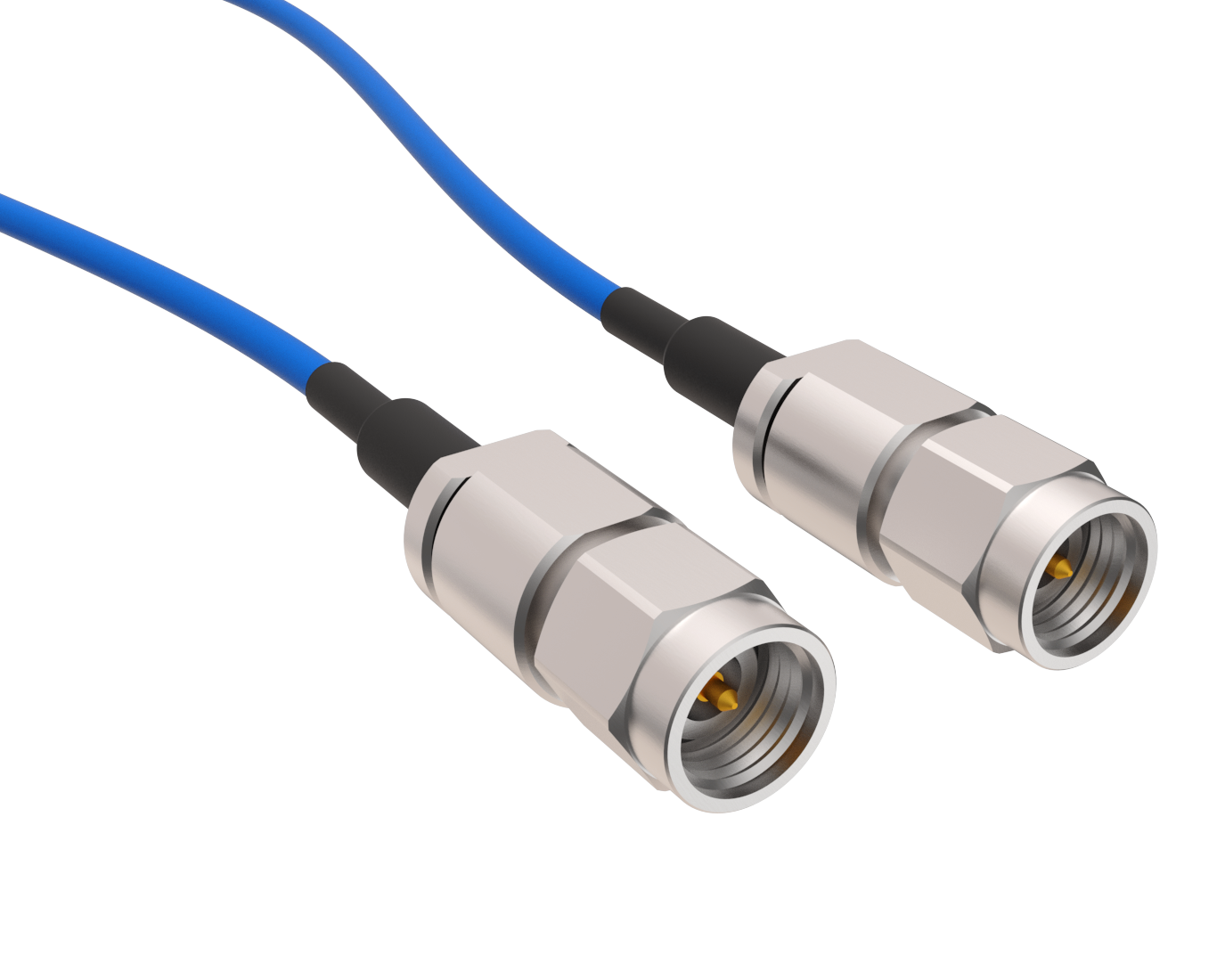 Coaxial RF Jumper Cable Ø.086 – 2.92mm Plug – 40 GHz